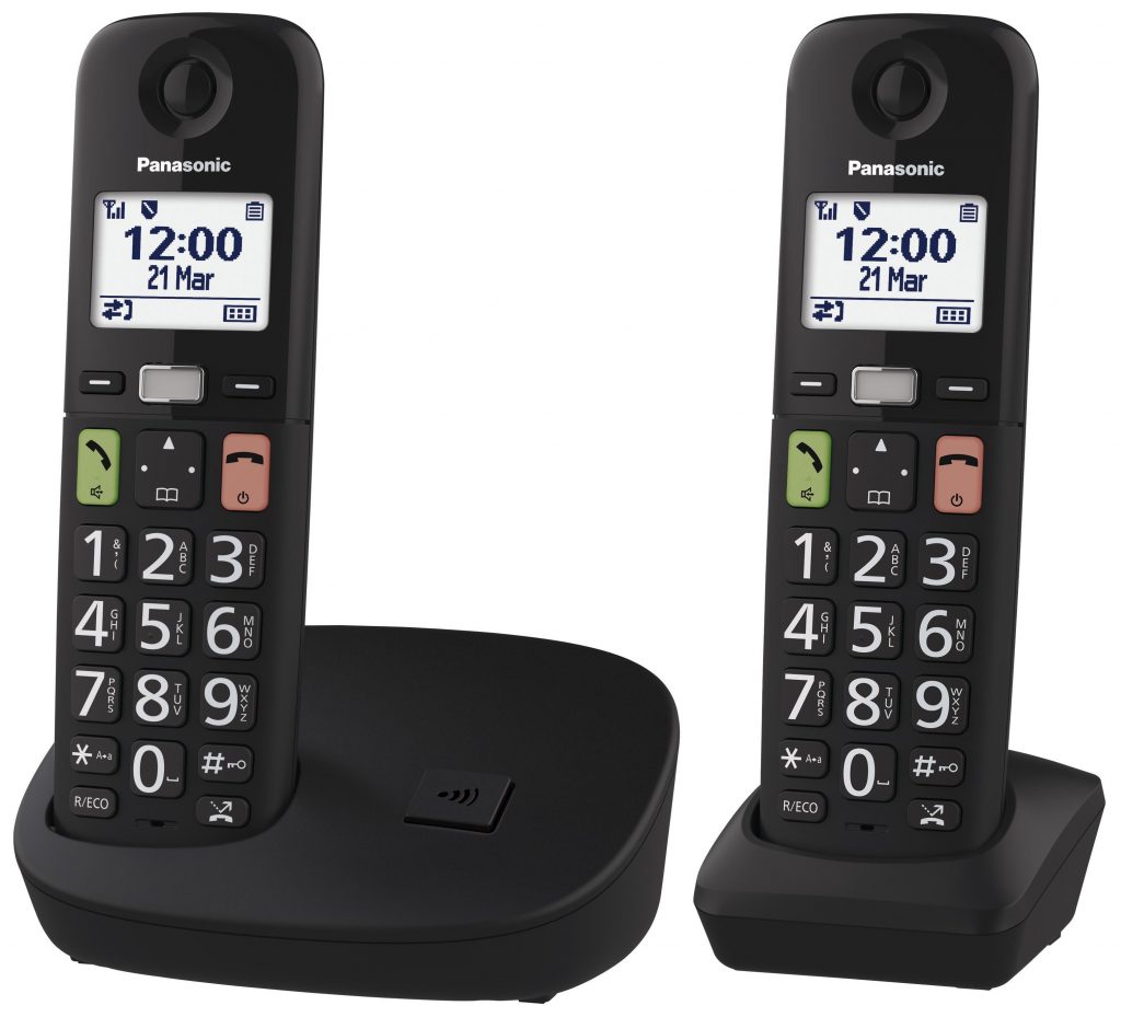 Panasonic KXTGU112EXB Telefono Cordless Duo Senza Segreteria