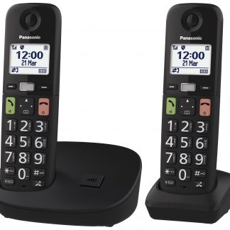 Panasonic KXTGU112EXB Telefono Cordless Duo Senza Segreteria