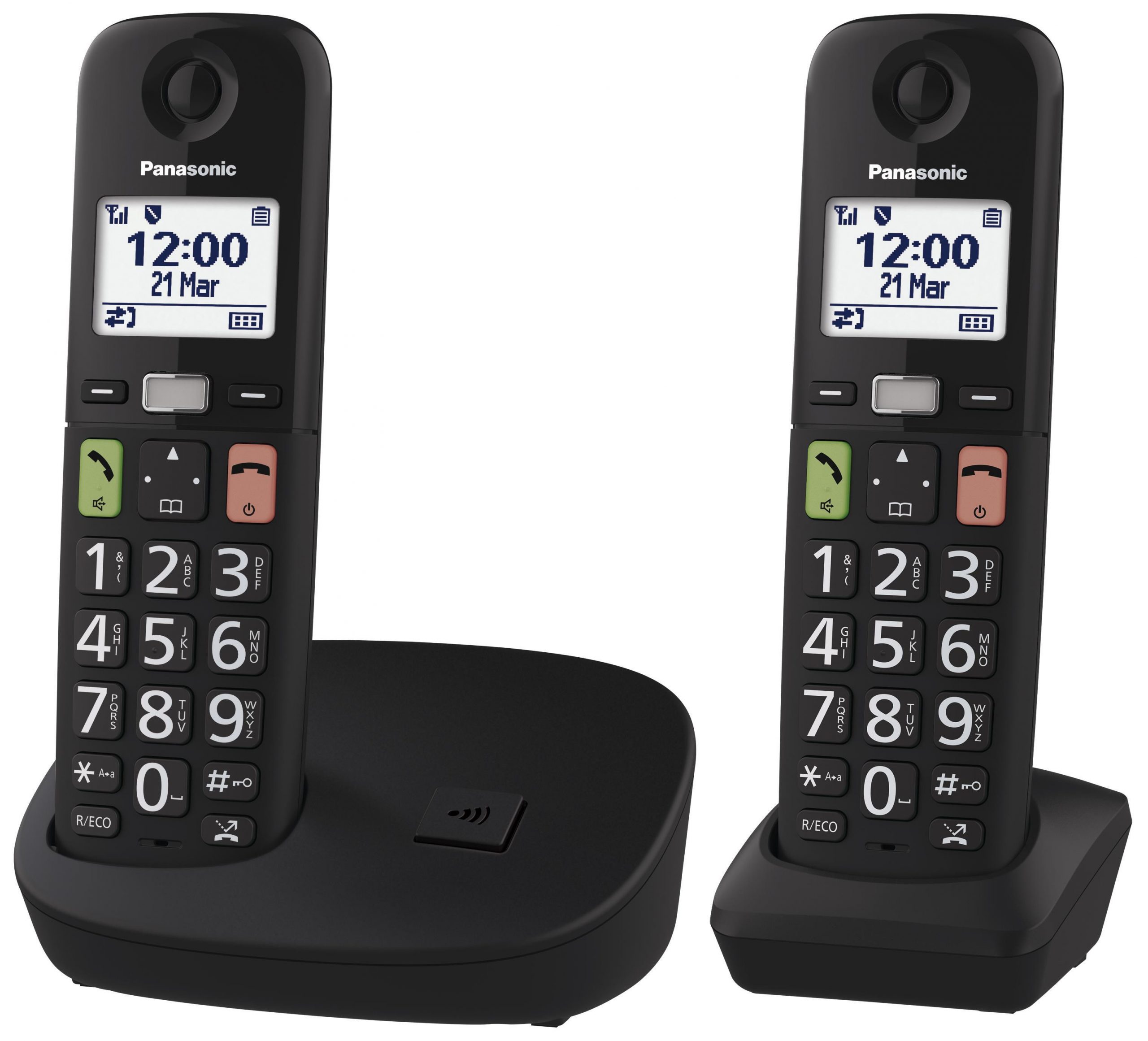 Panasonic KXTGU112EXB Telefono Cordless Duo Senza Segreteria