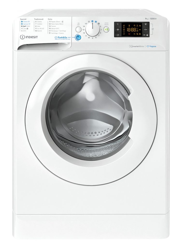 Indesit BWE91296XWVIT Lavatrice Carica Frontale 9KG 1200 Giri