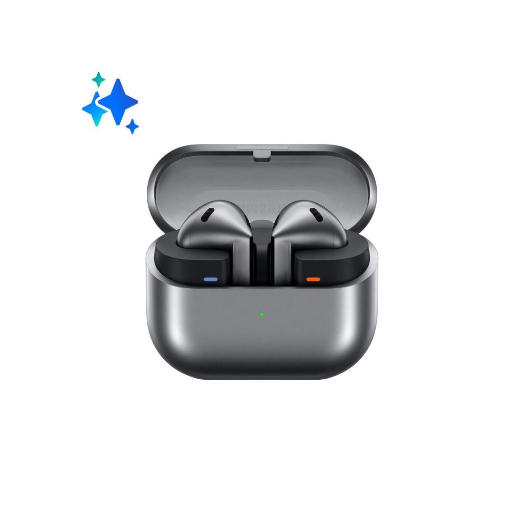 Samsung SMR530NZAAITV Silver Galaxy Buds 3 Cuffie Auricalari Bluetooth con AI