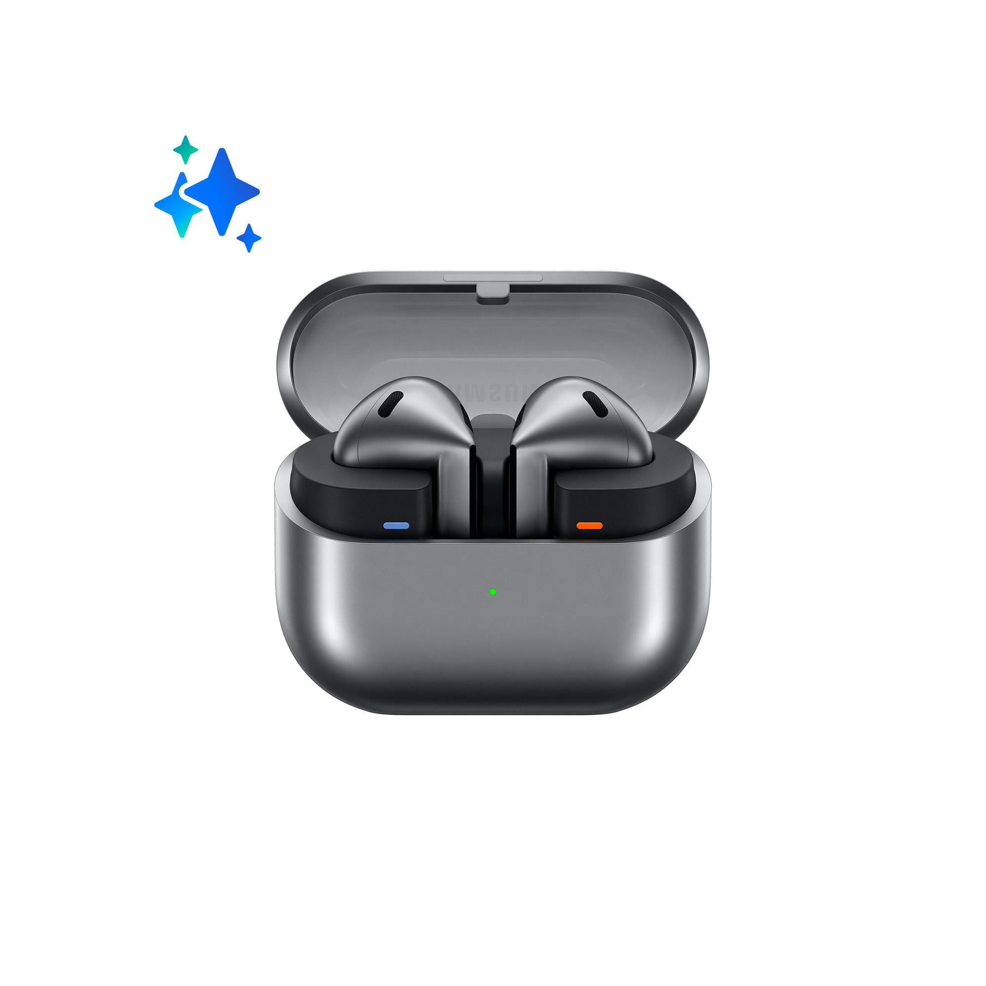 Samsung SMR530NZAAITV Silver Galaxy Buds 3 Cuffie Auricalari Bluetooth con AI