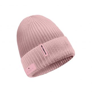 Case Me Cappello Invernale Rosa Wireless con Cuffie Integrate