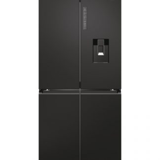 Haier HCR7818DWPT Slate Black Frigorifero 4 Porte 467 LT Nofrost Dispenser Acqua