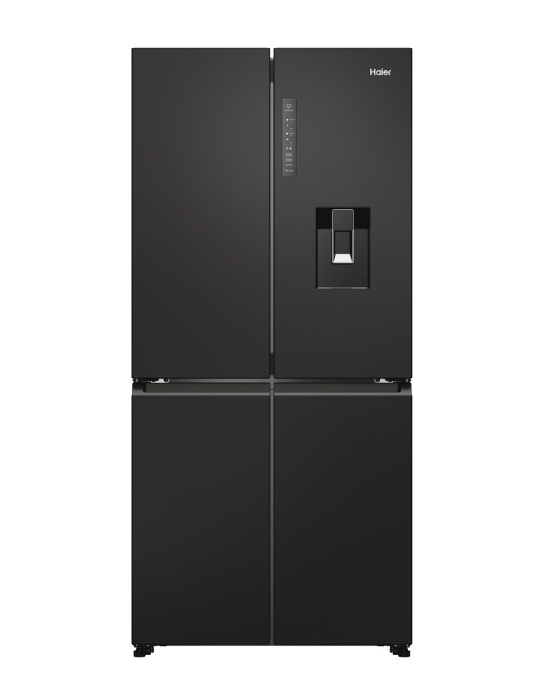 Haier HCR7818DWPT Slate Black Frigorifero 4 Porte 467 LT Nofrost Dispenser Acqua