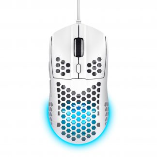 Trust GXT928 Helox White Mouse Gaming Wired con Illuminazione RGB