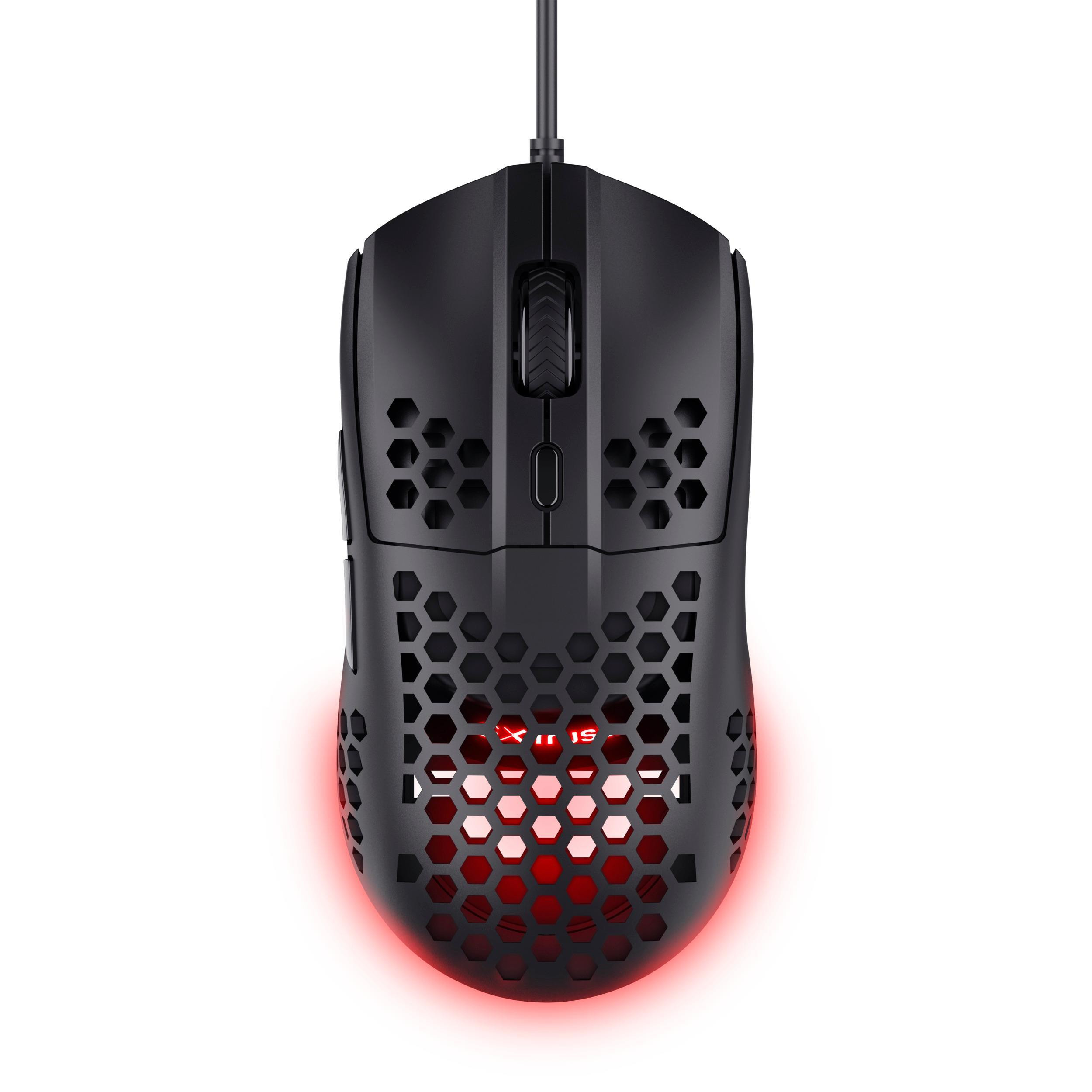 Trust GXT928 Helox Black Mouse Gaming Wired con Illuminazione RGB