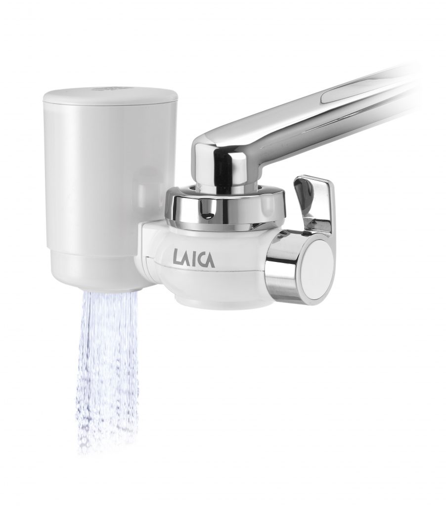 Laica Genova Hydrosmart Plus Metal Stop Filtro per Rubinetto