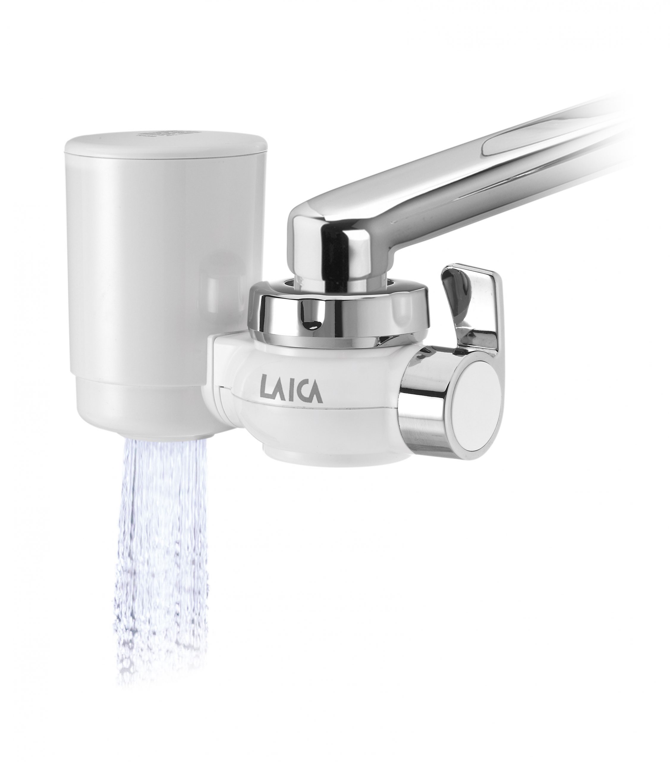 Laica Genova Hydrosmart Plus Metal Stop Filtro per Rubinetto