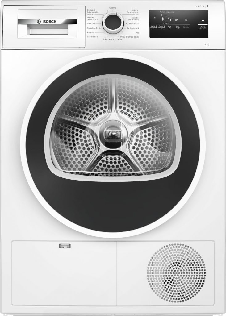 Bosch WTH85208II Asciugatrice Carica Frontale 8KG Pompa di Calore