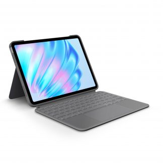 Logitech Combo Touch Oxford Grey Tastiera Qwerty con Custodia per iPad Air 11