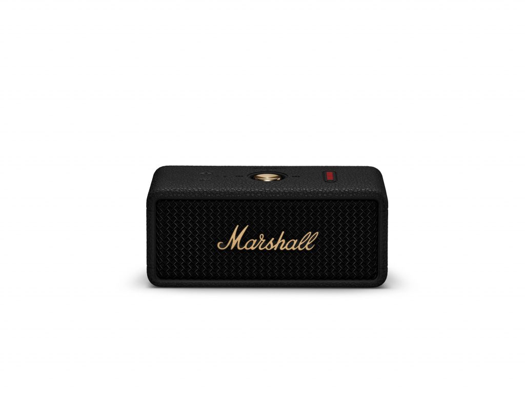 Marshall Emberton III Black and Brass Altoparlante Portatile Bluetooth