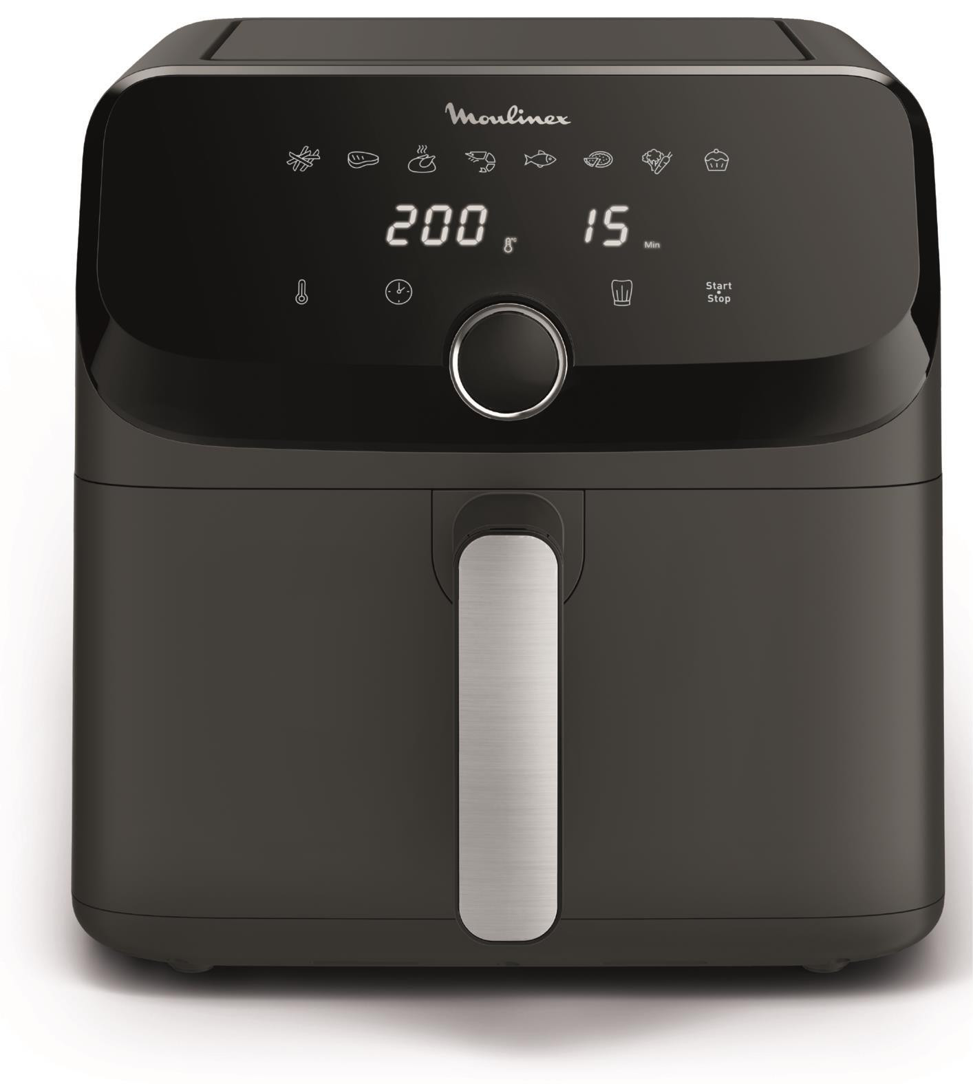 Moulinex EZ855H Easy Fry Mega Friggitrice Ad Aria 2020w 7.5 Litri