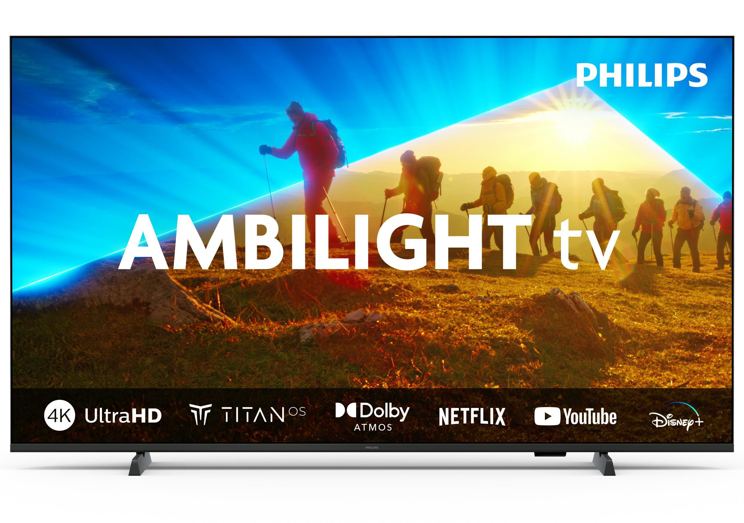 Philips 55PUS8009 Smart TV LED 55 Pollici UHD 4K Ambilight Titan TV
