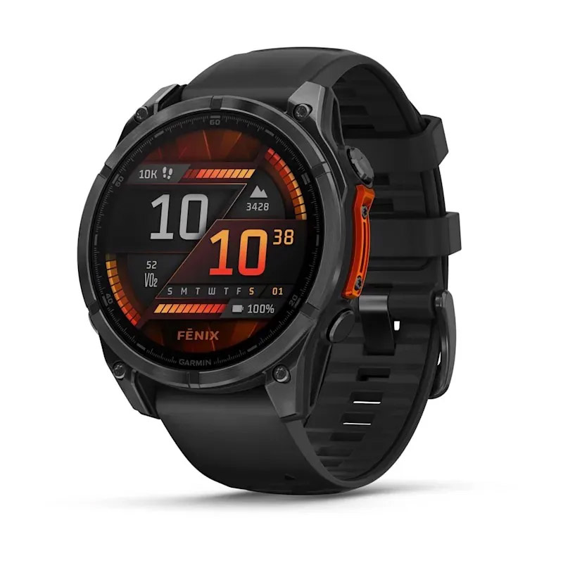 Garmin Fenix 8 Slate Gray-Black SmartWatch 1.4 Pollici Amoled Cassa 47MM