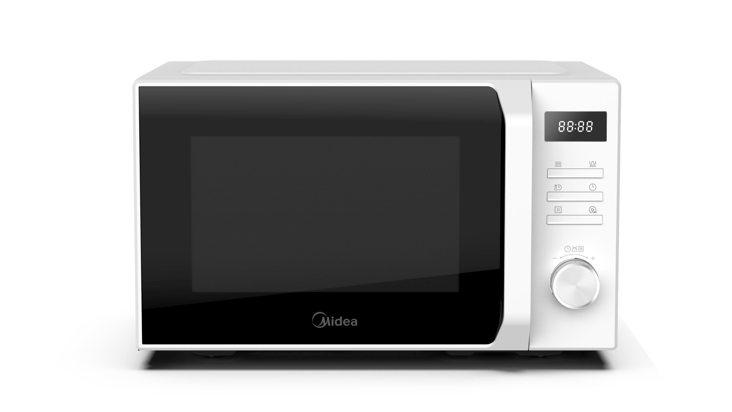 Midea AG20CF2E Bianco Forno Microonde 800W 20 Litri con Grill 1000W