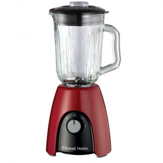 Russell Hobbs 27120-56 Desire Red Frullatore 850W con Bicchiere Vetro 1.5 Litri