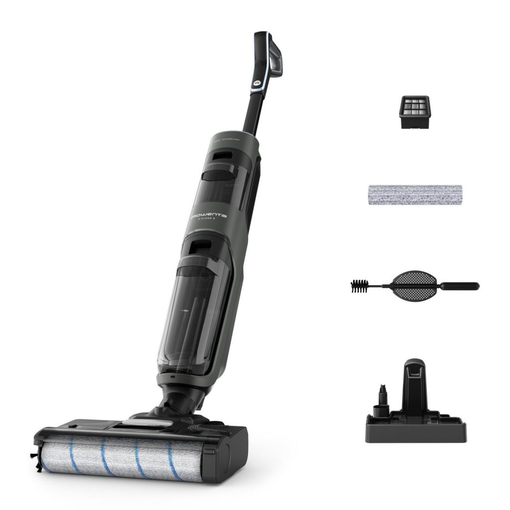 Rowenta X-Clean 4 GZ5035 Lavapavimenti Senza Fili Aspira e Lava