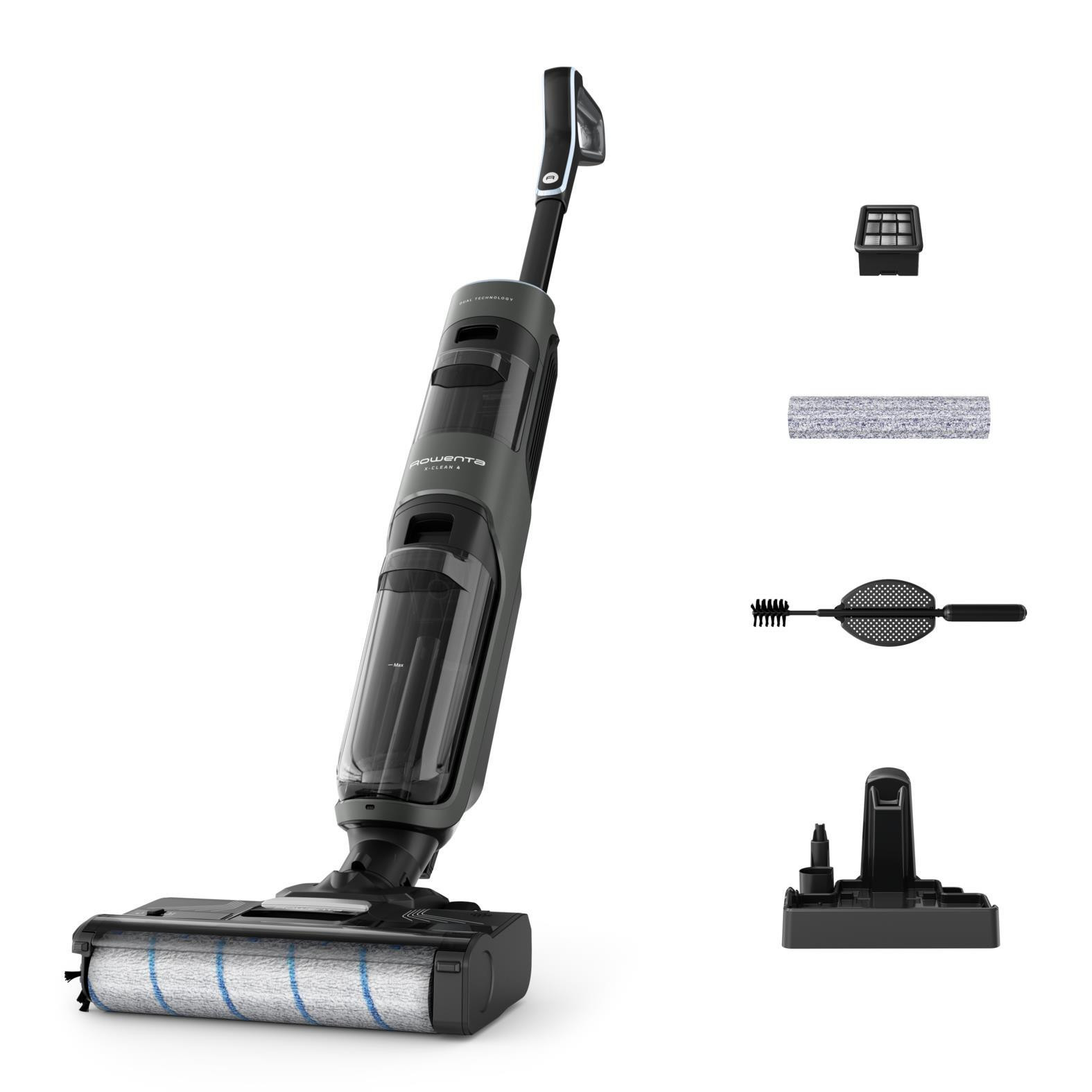 Rowenta X-Clean 4 GZ5035 Lavapavimenti Senza Fili Aspira e Lava