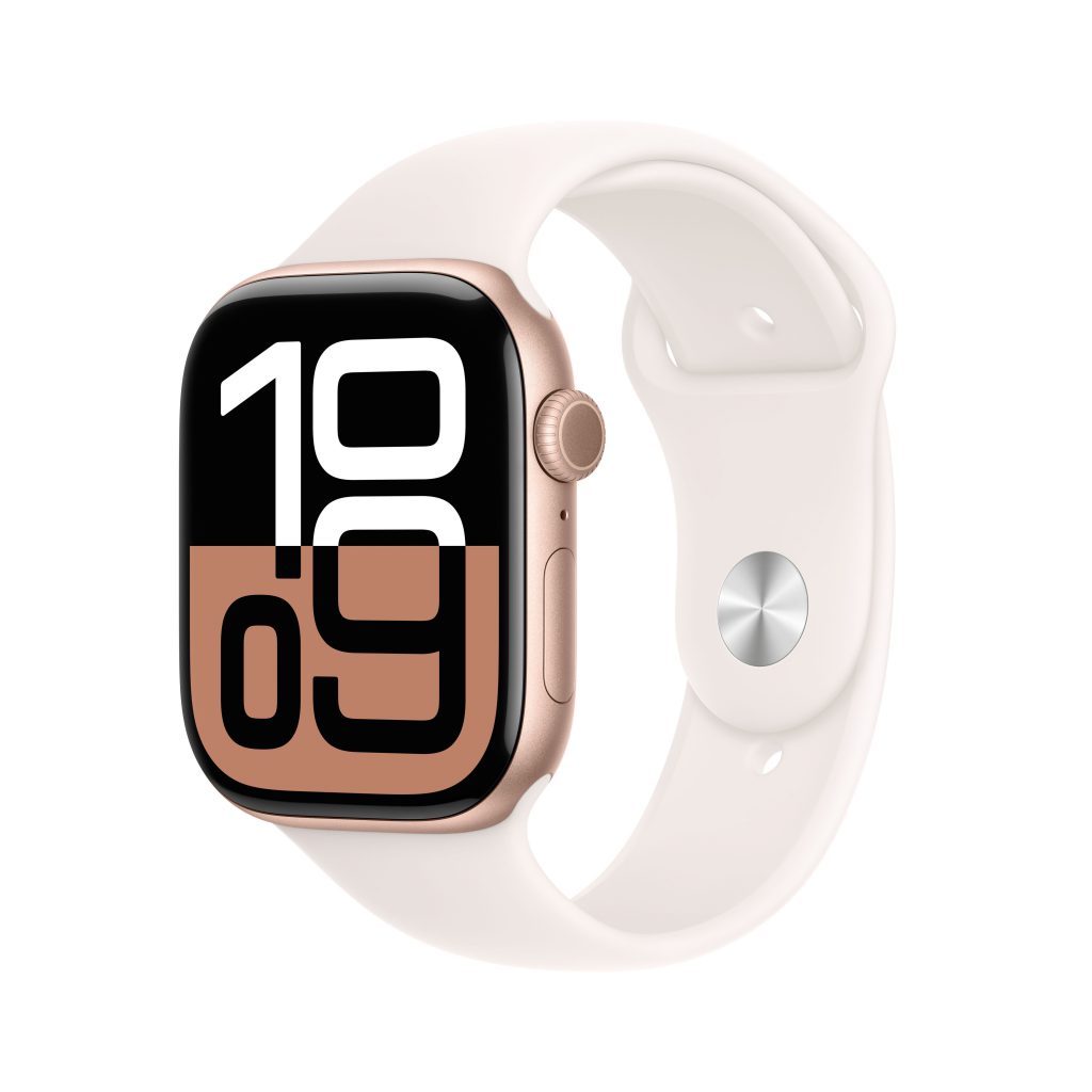 Apple MWWU3QLA Apple Watch 10 Alluminio Rose Gold Smartwatch 46MM GPS Sportband