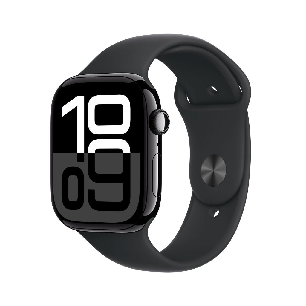 Apple MWWP3QLA Apple Watch 10 Alluminio Jet Black Smartwatch 46MM GPS Sportband