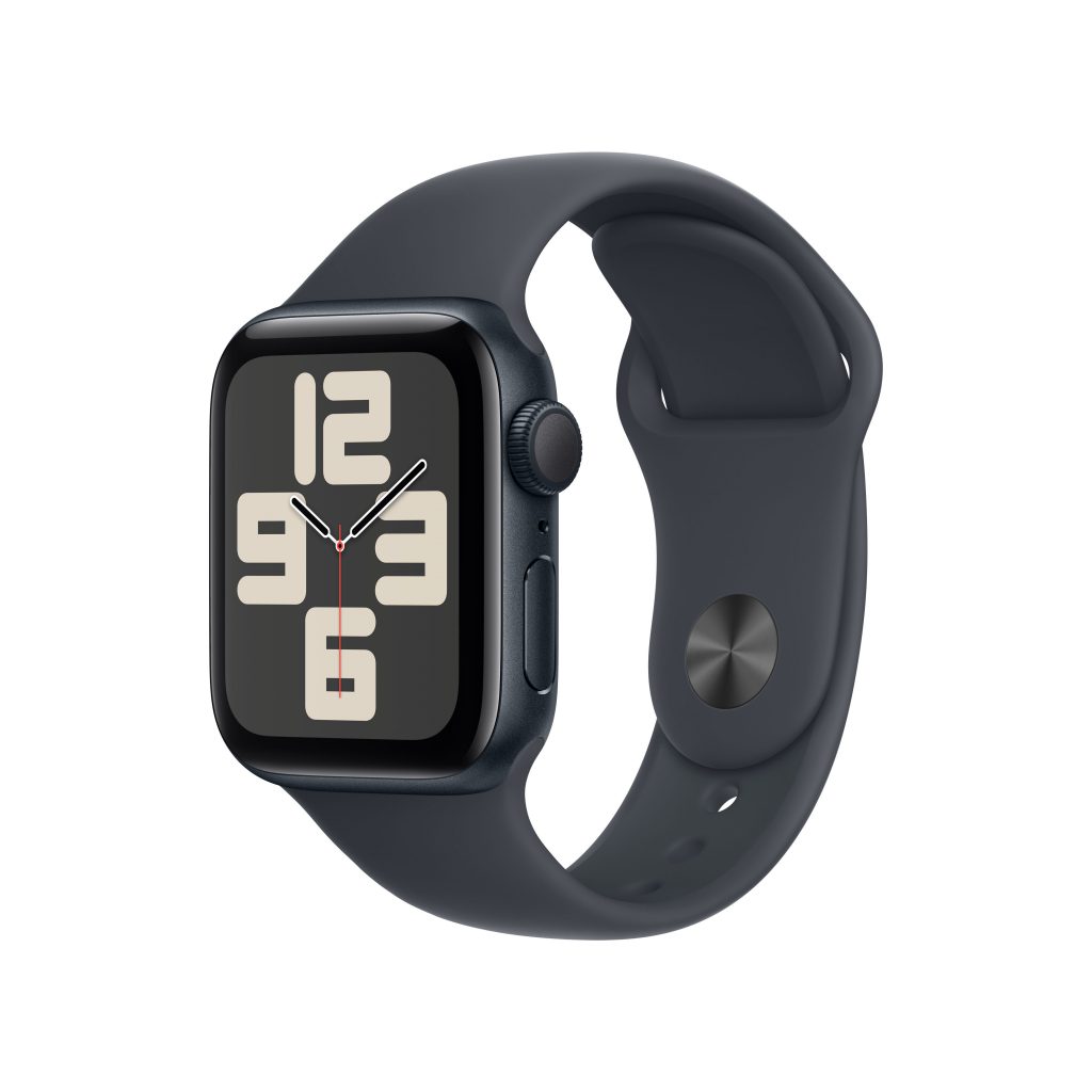 Apple MXE73QLA Apple Watch SE Mezzanotte Smartwatch 40MM GPS Sportband S-M