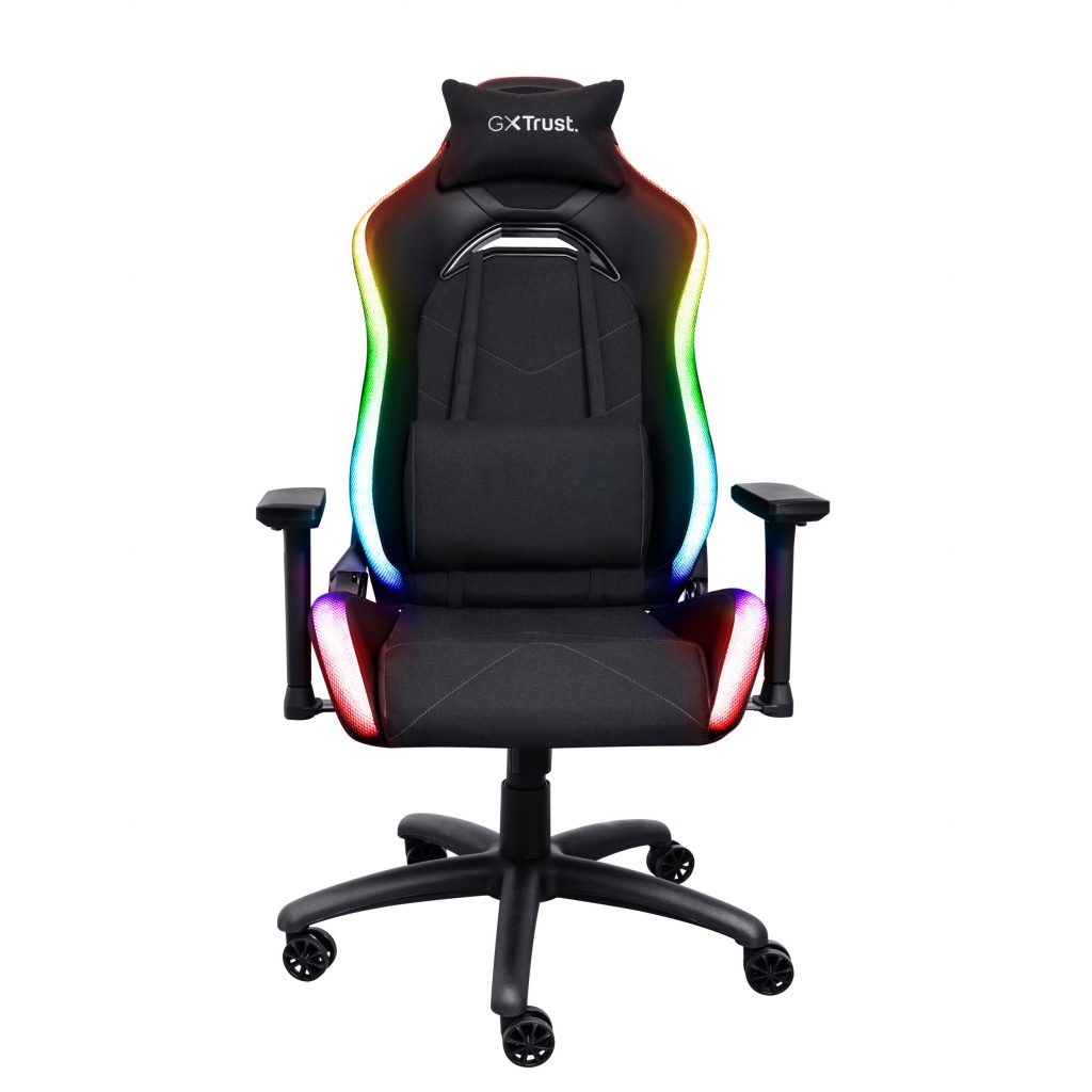 Trust GXT719 Ruya Nera Sedia Gaming con Illuminazione RGB