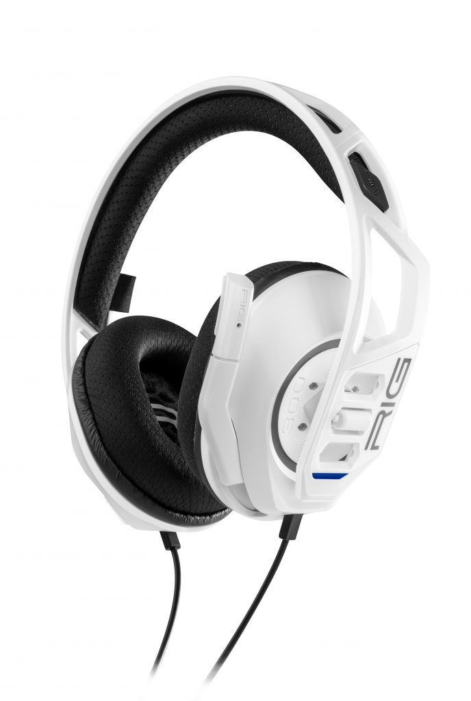 Nacon RIG 300 PRO HS Bianco Cuffie da Gaming per Playstation con Microfono