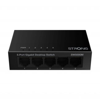 Strong SW5000M Switch 10 Porte 10-100-1000 Mbps Gigabit Corpo in Metallo