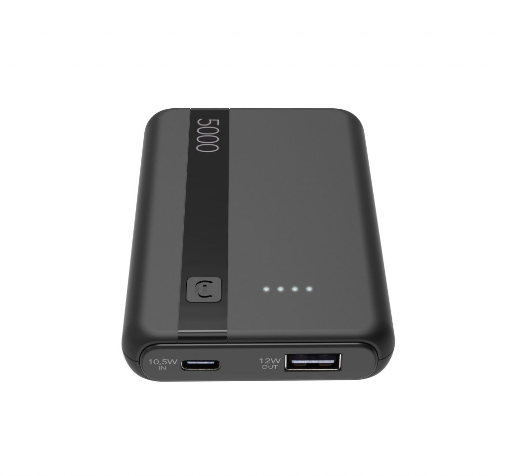 Cellular Line PBENTRY5000K Nero Powerbank 5000mAh Usb-C e USB
