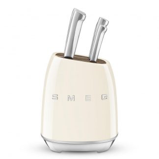 Smeg KBSF02CR Panna Ceppo con 6 Coltelli Stile Retro