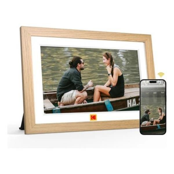 Kodak RCF1018W Cornice Digitale 10.1 Pollici FHD Memoria 32GB Touch Wi-Fi Legno