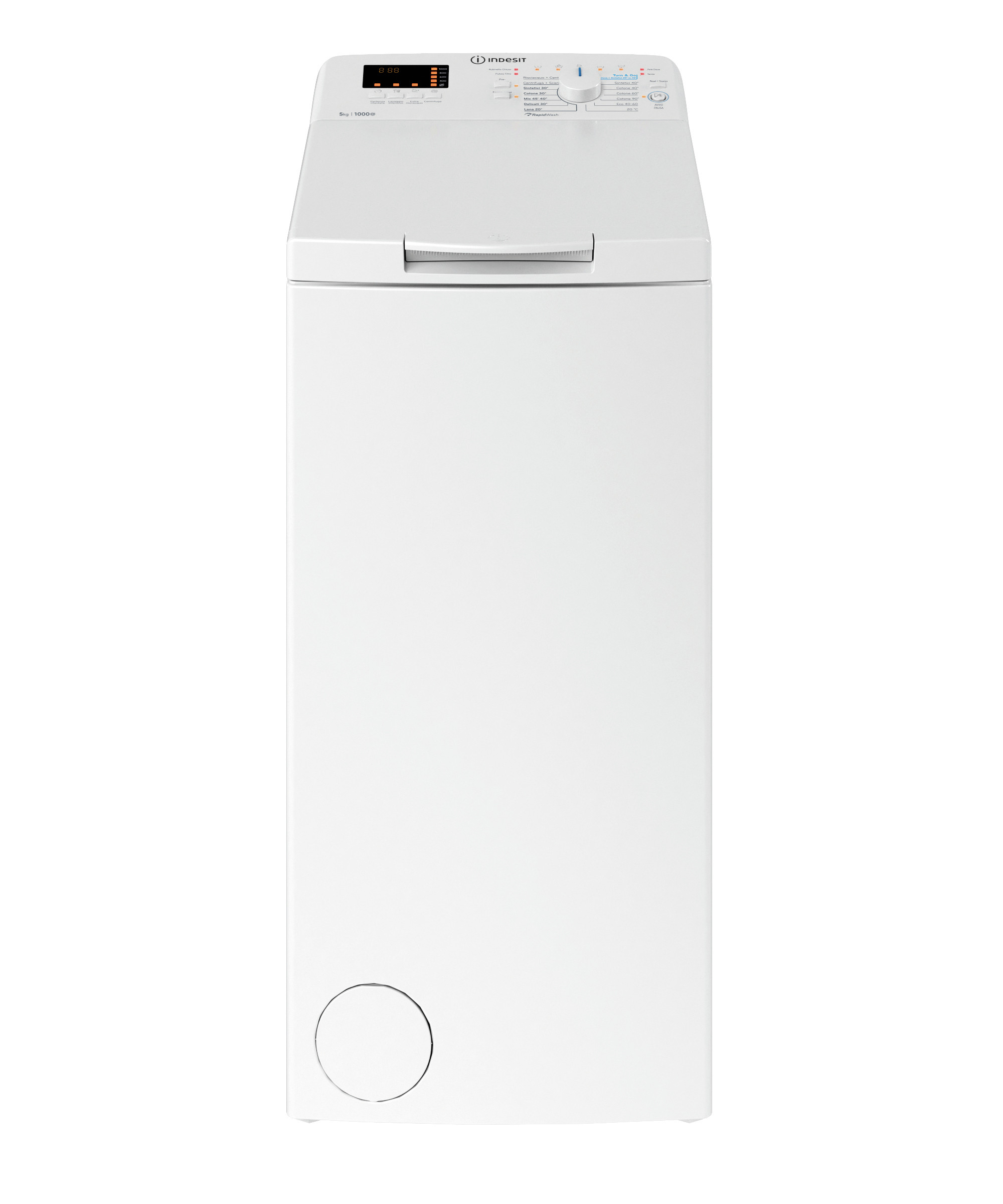 Indesit BTWS50400ITN Lavatrice Carica Alto 5KG 1000 Giri