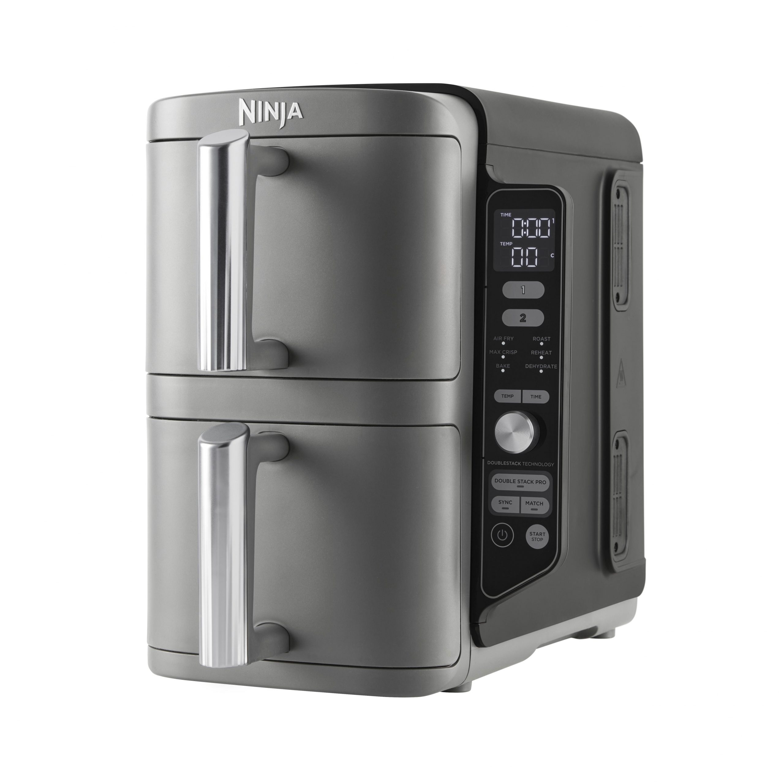 Ninja Double Stack XL Grigio Friggitrice ad Aria 9.5LT
