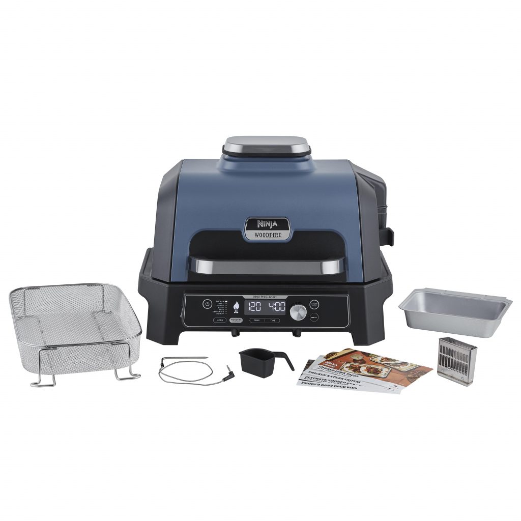 Ninja Woodfire Pro Connect XL Barbecue Elettrico con Affumicatore