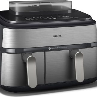 Philips NA555 Friggitrice ad Aria 2750W 9LT con Doppio Cestello