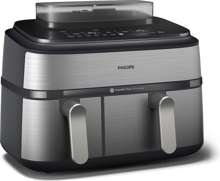 Philips NA555 Friggitrice ad Aria 2750W 9LT con Doppio Cestello