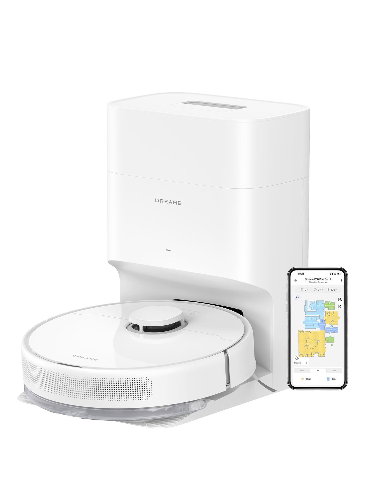Dreame D10 Plus Gen 2 Robot Lava e Aspira Wi-Fi con Base Svuotamento