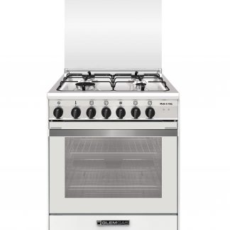 Glem Gas SA664MWH6 Bianca Cucina a Gas 60CM 4 Fuochi con Forno Elettrico