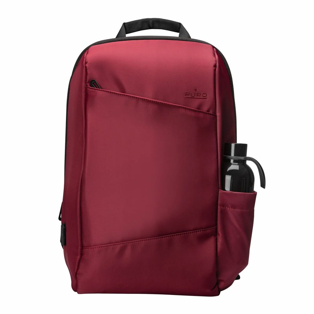 Puro ByDay Pro Rosso Zaino per Notebook Fino a 15.6 Pollici e MacBook Pro 16