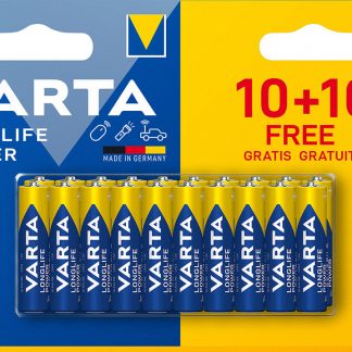 Varta Confezione 20 Batterie Alcaline Longlife Ministilo AAA