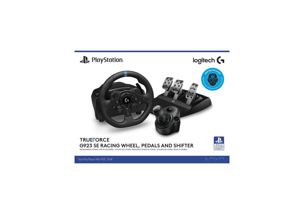 Logitech G923 SE Volante con Pedaliera e Leva del Cambio per PlayStation