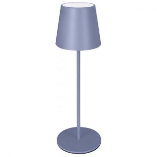 Majestic Agata Nuances Azzurro Pastello Lampada da Tavolo Ricaricabile Touch