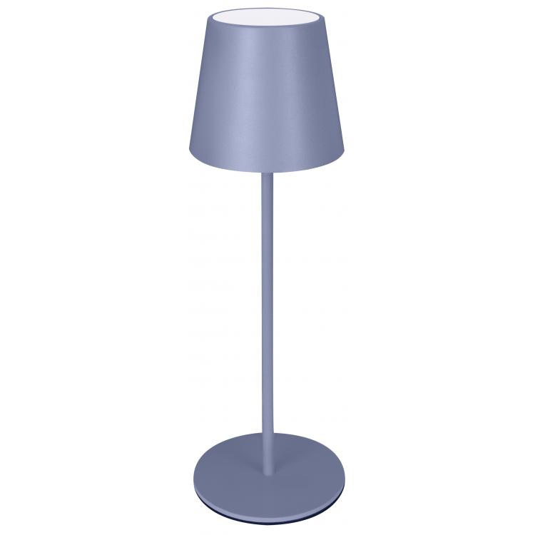 Majestic Agata Nuances Azzurro Pastello Lampada da Tavolo Ricaricabile Touch