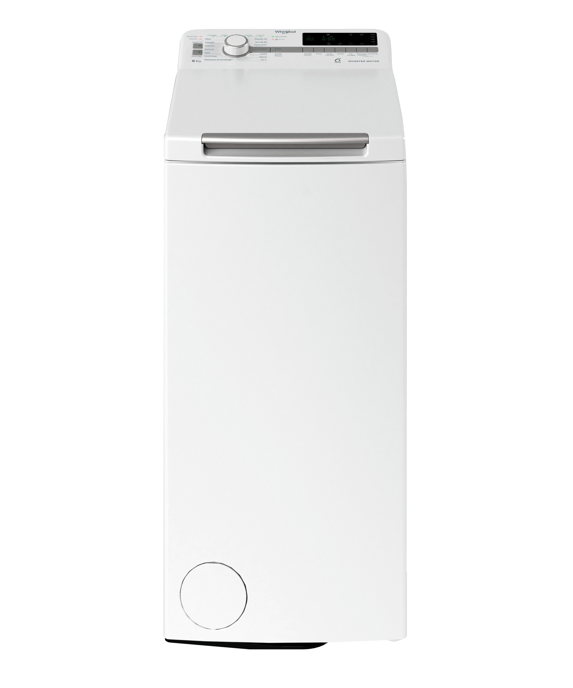 Whirlpool TDLRP66BSIT Lavatrice Carica Alto 6KG 1200 Giri