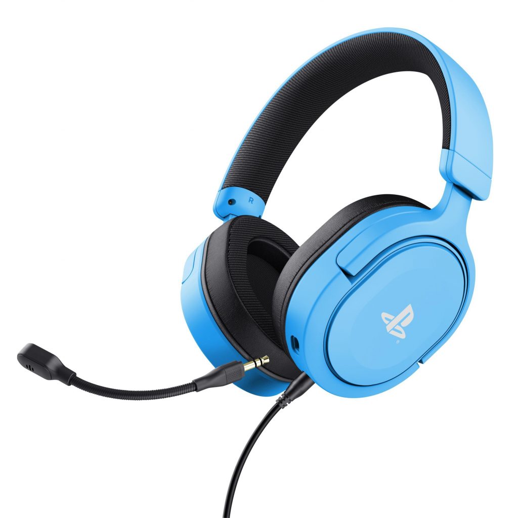 Trust GXT498B Forta Blu Cuffia Gaming con Cavo per PS5 Cuffie Gaming