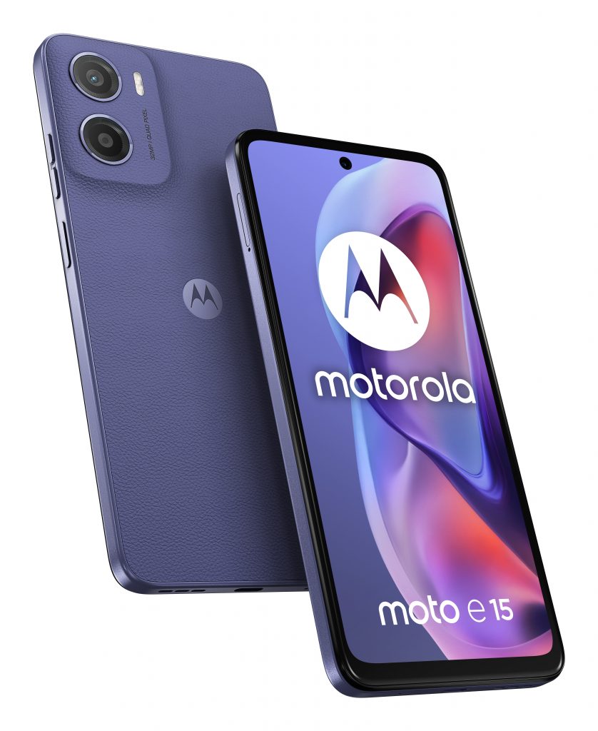 Motorola Moto E15 Fresh Lavender Smartphone 6.67 Pollici HD Plus 2GB 64GB