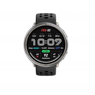 Amazfit Active 2 Round Black Smartwatch 1.32 Pollici Cinturino in Silicone