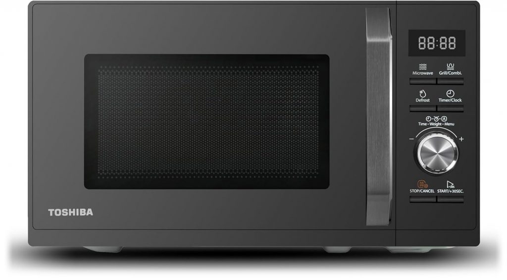 Toshiba MW3AG20PEBK Nero Forno Microonde 800W 20LT con Grill 1000W