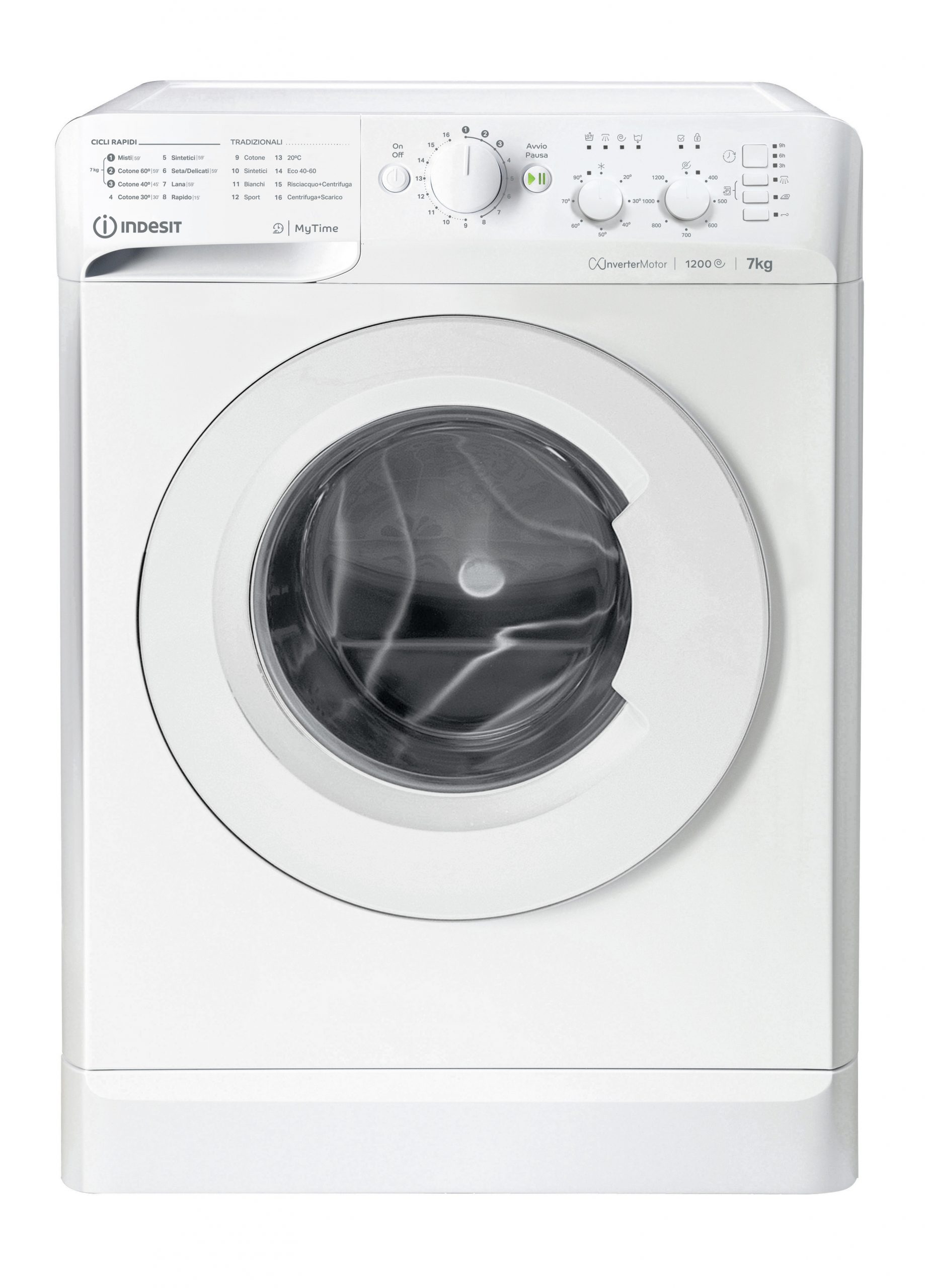 Indesit MTWC71296WIT Lavatrice Carica Frontale 7KG 1200 Giri